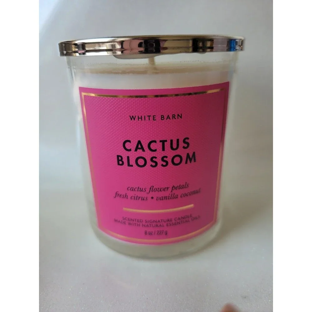 Bath and Body Works Cactus Blossom single wick candle